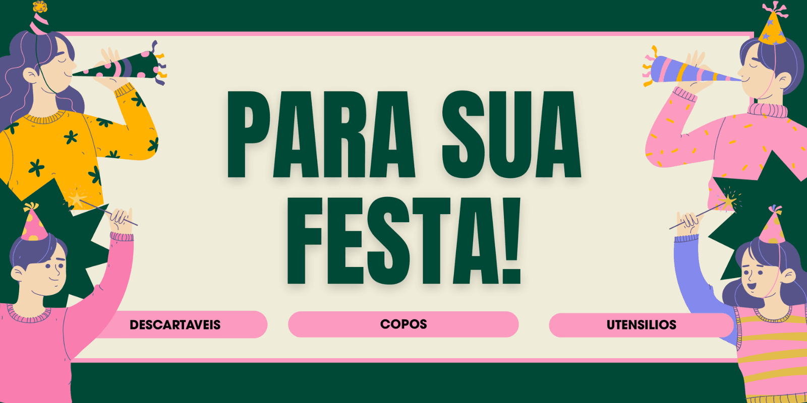 teste de banner de festa